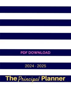 2024-2025 Principal Planner - PDF Download Real Cheap Online