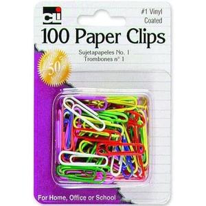 Paper Clips (Coated - Assorted Colors) Cheap Pice Top Quality