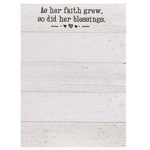 As Her Faith Grew So Did Her Blessings Mini Notepad Largest Supplier Online