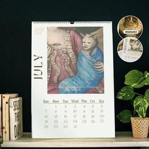 2024 Wall Hanging Calendar, Funny Art Novelty Gift Visit New Cheap Pice