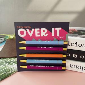"Over It" Pen Set Sale Supply