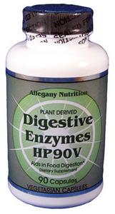 Allegany Nutrition Digestive Enzymes HP90V Sale Discount