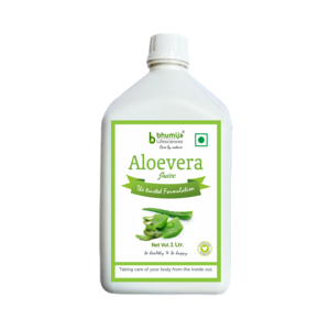 Bhumija Lifesciences Aloe Vera Juice (with Pulp) Natural Juice Skin and Hair 1 Ltr. Cheap Sale Geniue Stockist