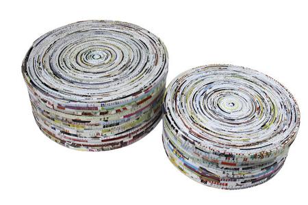 Box Set of 2 Paper Round Sale Online Online
