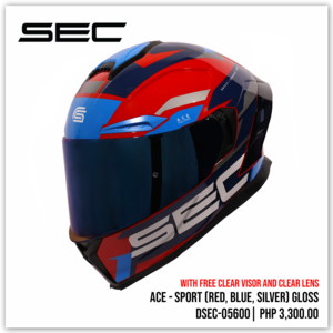ACE - SPORT (RED/BLU/SIL) Clearance Manchester Great Sale