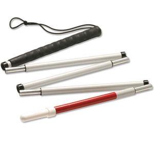 58"- 5 Sections Fiberglass Mobility Folding Cane, Pencil Tip 100% Original Sale Online