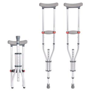 1 Pair Folding Aluminum Underarm Crutches for Adults and Teenager, 8 Adjustable Height for 4'7" to 6'7", 300 LBS Capacity Lightweight Adjustable Crutches with Underarm Pads, Great for Travel or Work For Sale Online
