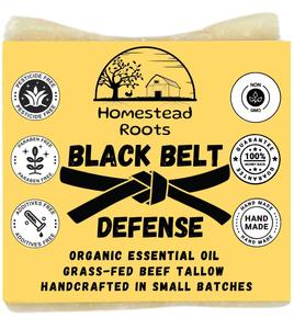 -Black Belt Defense- USA Made Bar Soap for All Combat Athletes & Sport Enthusiasts - Potent Odor Defense- Unique blend of 7 Organic Essential Oils Grass-Fed Beef Tallow and Organic Oils Outlet Locations
