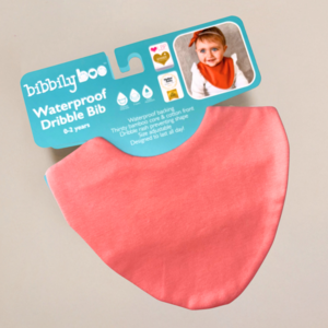 Rose Pink Waterproof Dribble Bib Sale Cost
