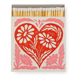 Archivist Gallery - Botanical Heart | Square - Safety Matches Cheap Sale Amazing Pice