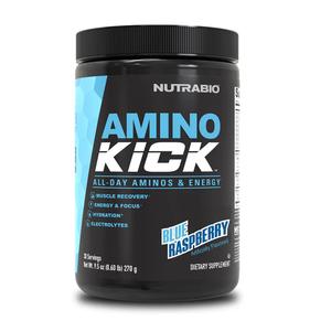 Amino Kick - 9.5 OZ Blue Raspberry (NutraBio) Cheap Usa Stockist