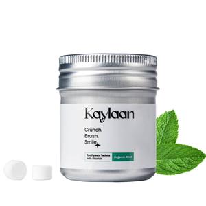 Kaylaan Mint Fluoride Toothpaste Tablets Tin Inexpensive For Sale