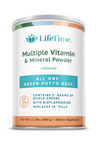 All One Green Phyto Base | Multiple Vitamin & Mineral Powder by LifeTime Clearance Manchester Great Sale