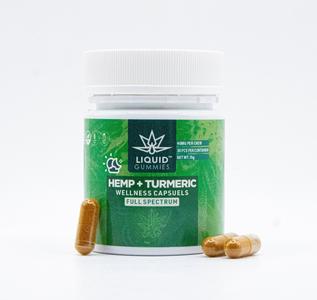 Hemp & Turmeric Capsules - 1200mg - 30ct Choice Online