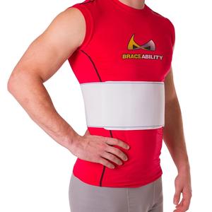 BraceAbility Rib Injury Binder Belt - Universal Broken Rib Brace for Men, Fractured, Cracked Ribs, Rib Cage Compression Wrap for Bruised Ribs Support, Sternum Injury Recovery (Fits 36-58) Shop Offer Cheap Online