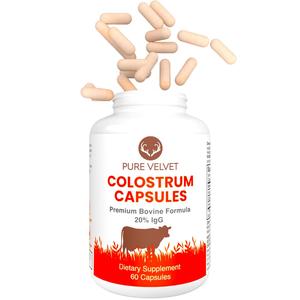 Bovine Colostrum Capsules | Bovine Lactoferrin Supplement for Gut Health, Colostrum Supplement & Colostrum Now with Probiotics, Lactoferrin Supplement | Immunoglobulin (IgG) - 60 IgG Immune Capsules Nicekicks Cheap Pice