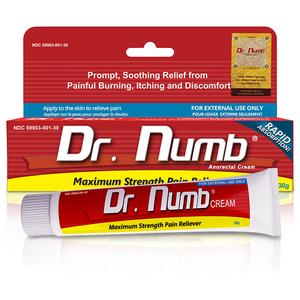 Dr. Numb Topical Numbing Cream - 30g Free Shipping Pay With Visa