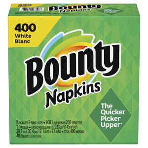 Bounty Paper Napkins, White, 1 Pack, 400 Sheets per Pack Shop Offer Online