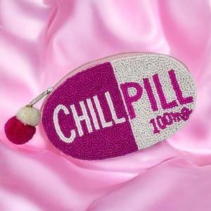 Chill Pill Beaded Pouch Low Pice Fee Shipping Sale Online