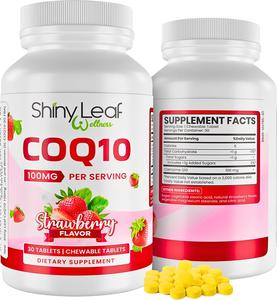 CoQ10 100mg Strawberry Chewable Tablets Cheap Sale Best Store To Get