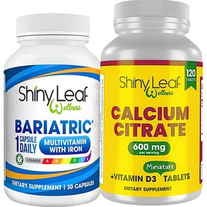 Bariatric Multivitamin with Iron and Calcium Citrate 600mg (Unflavored) Best Pices For Sale