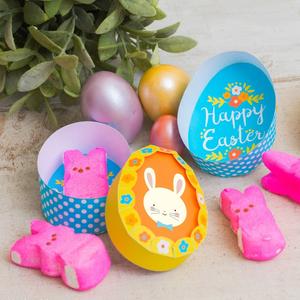 Printable Easter Egg Shaped Treat Box Discount Free Shipping