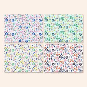 Vintage Floral Notecards | Set of 48 Free Shipping Purchase