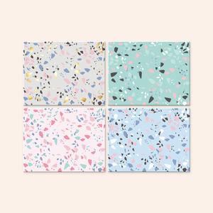 Terrazzo Notecards | Set of 24 Free Shipping Real