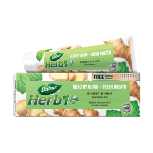 Dabur Herb'l Pasta Dental Ginger & Mint Cepillo de Dientes 150 gr Clearance Nicekicks