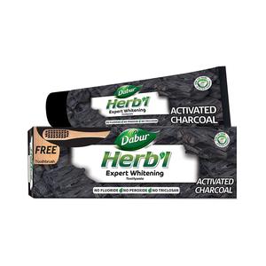 Dabur Herb'l Pasta Dental Carbn Activado Cepillo de Dientes 150 ML Enjoy For Sale