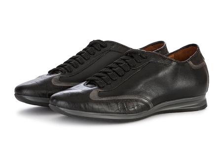 100% FATTO IN ITALIA | FLAT SHOES CARBON BLACK LEATHER Clearance Pictures