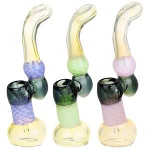 Happenin' Honeycomb Sherlock Bubbler Pipe - 6.5" / Colors Vary Ost Release Dates