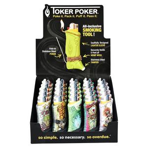 25PC DISP- Toker Poker Lighter Sleeve- Alice in Wonderland/Asst Clearance Find Great