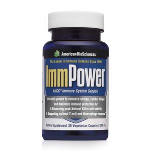 American BioSciences ImmPower, AHCC Mushroom Extract Immune System Support - Immune Support Supplement for Adults - Supports Cytokine Function - 30 Vegetarian Capsules, 500mg/capsule Manchester Cheap Pice