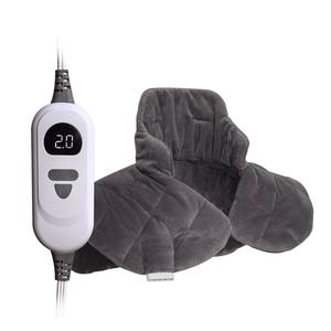 Ambershine 18''x22'' Soft Microfiber Weighted Neck & Shoulder Heating Pad, 2.5lbs with 6 Temperature Settings & 4 Auto-Off Timers(Gray) Discount Visit New