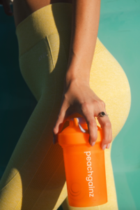 Orange peachgainz Shaker Bottle 2025 Newest Cheap Online