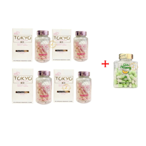 4 Bottles Aishi Premium Tokyo Glutathione Gluta Melony Clearance Marketable