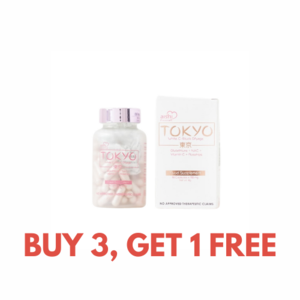 Aishi Premium Tokyo White C-Block Dyfage Glutathione, 60 Capsules-Buy 3, Get 1 Free Sale 2025 Unisex