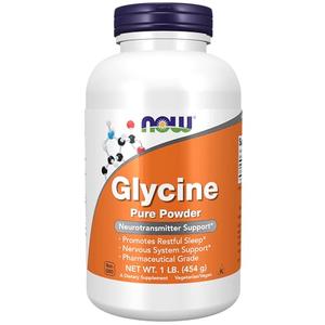 NOW Supplements, Glycine Pure Powder, Promotes Restful Sleep*, Neurotransmitter Support*, 1-Pound Pay With Paypal Cheap Online
