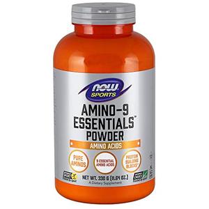 NOW Sports Nutrition, Amino-9 Essentials Powder, Enhanced Protein Synthesis, Amino Acids, 330-Grams Real Cheap Online