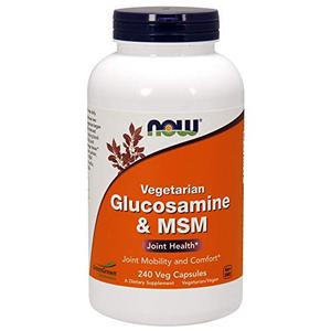 NOW Supplements, Glucosamine & MSM (GreenGrown Glucosamine), Vegetarian, 240 Veg Capsules Cheap Pice