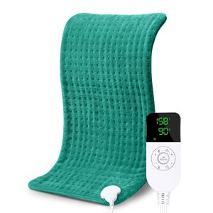 NOWWISH Heating Pad for Back Pain & Cramps Relief, Moist Heat Electric Heating Pads with Auto Shut Off, Christmas Birthday Gifts for Women Men (Green, 12"x24") Buy Cheap Buy