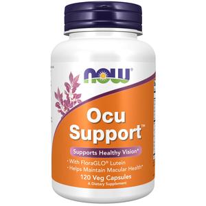 NOW Supplements, Ocu Support with FloraGLO Lutein, plus Vitamins A, C and E, 120 Veg Capsules Pick A Best Sale Online