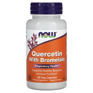 NOW Quercetin with Bromelain - 60 Veg Capsules How Much Sale Online