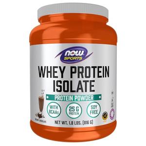 NOW Sports Nutrition, Whey Protein Isolate, 25 g With BCAAs, Creamy Chocolate Powder, 1.8-Pound Buy Cheap Free Shipping