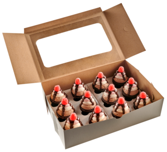 Sundae Cupcakes (12's) Outlet Pices