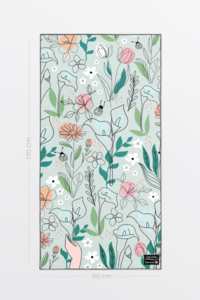 Serviette de plage Les fleurs du Courage | Leucan |XL Sale Pre Order