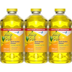 Pine-Sol Multi-Surface Cleaner, CloroxPro, 2x Concentrated Formula, All-Purpose Cleaner, Lemon Fresh, 80 Fl Oz, Pack of 3 For Nice Cheap Price