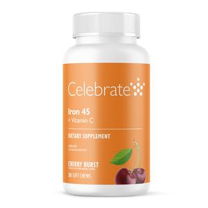Iron 45 mg Vitamin C, Soft Chews Countdown Package