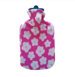 Bouillotte 2L housse polaire rose/blanche floral Brand New Unisex Cheap Online